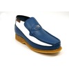 British Collection Checkers Blue/White Slip-on Shoes