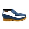 British Collection Checkers Blue/White Slip-on Shoes