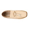 British Collection Classic Beige Leather Slip-on with Tassle