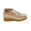 British Collection Classic Beige Leather Slip-on with Tassle