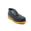 British Collection Classic Navy Leather Slip-on with Tassle