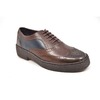British Collection Wingtips Lowcut Limited-Navy/Brn Leather