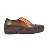 British Collection Wingtips two tone low-cut Rust/Brn Leather