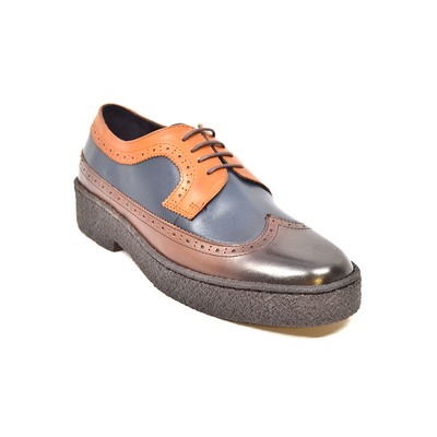 British Collection Wingtips three tone low-cut Multi Color