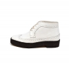 British Collection Wingtips Limited-all White Leather