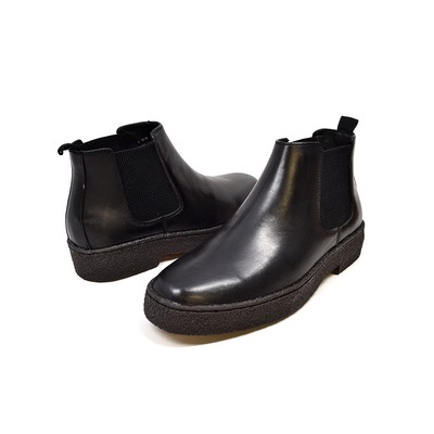 British Collection Playboy-Soho Slip-on Black Leather