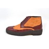 British Collection Wingtip Two-Tone Limited Burg/Rust Leather