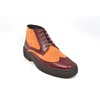 British Collection Wingtip Two-Tone Limited Burg/Rust Leather