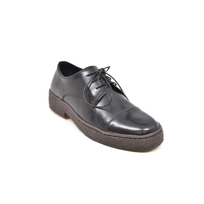 British Collection Playboy Low Cap-Toe  Black and Suede leather
