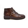 British Collection-Playboy Manhattan Brown Leather Wingtips