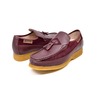 British Collection Brooklyn I Burgundy Leather and Suede