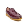 British Collection Brooklyn I Burgundy Leather and Suede