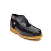 British Collection Palace Black Leather and Suede Slip-on