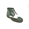 British Collection Wingtip Two-Tone Limited Green/White Leather