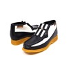 British Collection Apollo 2 Black Leather and White Suede