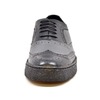 British Collection Wingtips Two tone low-cut Gray/Black