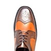 British Collection Wingtips Two tone low-cut Tan/Brown