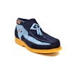 British Collection Palace-L.Blue/Navy Suede/Suede Slip-on