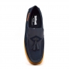 British Collection Brooklyn I Navy Leather and Suede