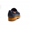 British Collection Brooklyn I Navy Leather and Suede