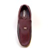 British Collection Power 1 Burg/Gray Leather Slip-on