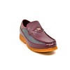 British Collection Power 1 Burg/Gray Leather Slip-on