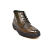 British Collection Olive Ostrich and Wingtip Leather