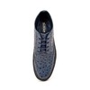 British Collection Light Blue Ostrich Leather Wingtip Playboy