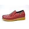British Collection Apollo Red Snake Skin Leather