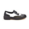 British Collection "Detroit"  Black/White Wingtip w Tassle