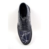 British Collection "Extreme" Navy Leather w/linear design