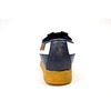 British Collection Apollo Ostrich Navy/ White Leather w/tassel