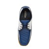 British Collection Crown Low-Cut Blue and White Leather