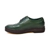 British Collection Wingtip Low Cut  Hunter Green Leather