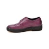 British Collection Wingtip Low Cut Albergine Leather