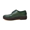 British Collection Wingtip Low Cut Hunter Green Leather