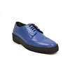 British Collection Wingtip Low Cut Cobalt Blue Leather