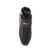 British Collection "Empire" Black Leather High Top w/Crepe Sole