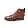 British Collection "Empire" Brown  Leather High Top w/Crepe Sole