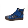 British Collection "Empire" Navy Leather High Top w/Crepe Sole