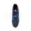 British Collection "Empire" Navy Leather High Top w/Crepe Sole