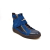 British Collection "Empire" Navy Leather High Top w/Crepe Sole
