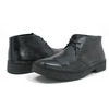 Classic Playboy Chukka Boot Black Leather