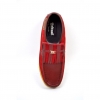 British Collection Apollo-Red Leather and Suede Slip-on