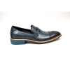 British Collection "Dolche" Navy Ostrich Leather