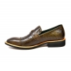 British Collection "Dolche" Olive Ostrich Leather