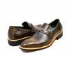 British Collection "Dolche" Olive Ostrich Leather