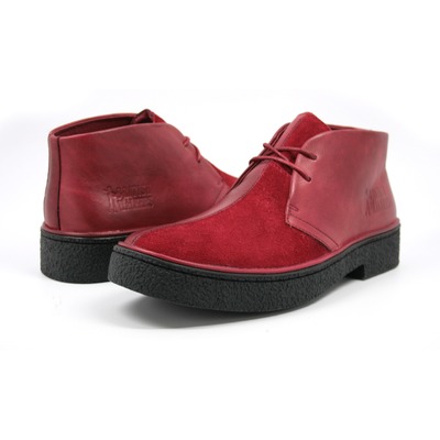 Classic Playboy Chukka Boot Wine/Wine Split Toe