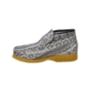 British Collection BWB-Gray Snake Skin  Leather Slip-on