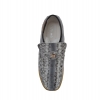 British Collection BWB-Gray Snake Skin  Leather Slip-on